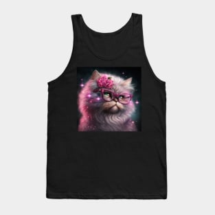 Rosy Persian Cat Tank Top